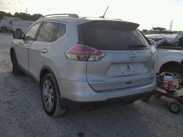 5N1AT2MT2EC772786 - 2014 NISSAN ROGUE S GRAY photo 3