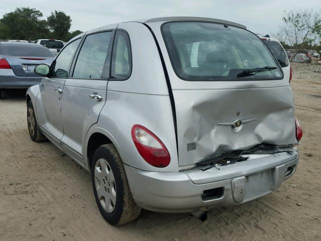 3A4FY58B76T323912 - 2006 CHRYSLER PT CRUISER SILVER photo 3