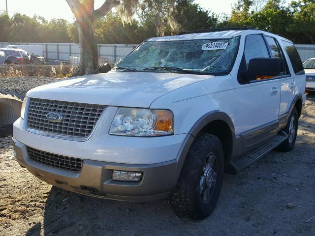 1FMPU17L44LB48161 - 2004 FORD EXPEDITION WHITE photo 2