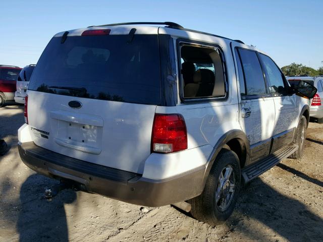 1FMPU17L44LB48161 - 2004 FORD EXPEDITION WHITE photo 4