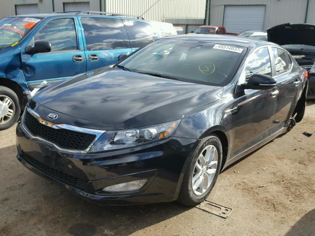 5XXGM4A75DG256399 - 2013 KIA OPTIMA LX BLACK photo 2