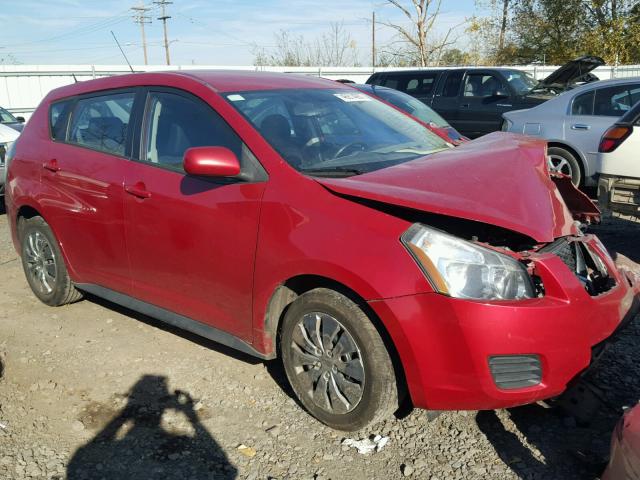 5Y2SP6E8XAZ420111 - 2010 PONTIAC VIBE RED photo 1