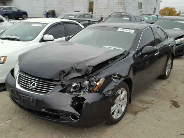 JTHBJ46G782228755 - 2008 LEXUS ES 350 BLACK photo 2