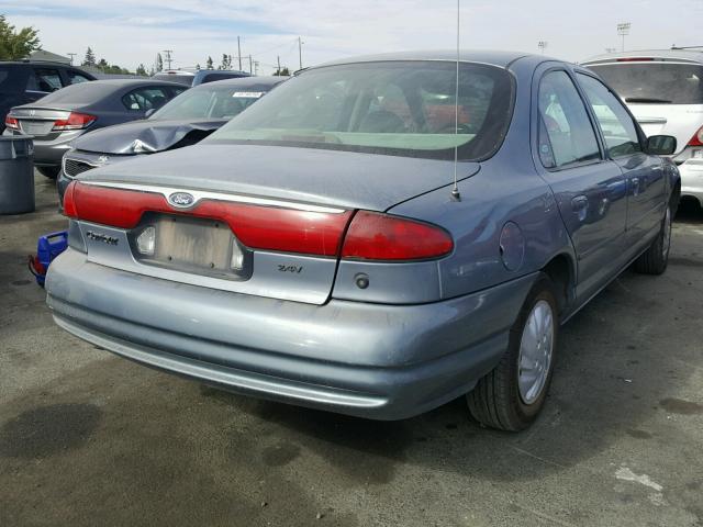 1FAFP66L6YK144930 - 2000 FORD CONTOUR SE GRAY photo 4