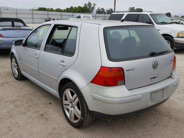 9BWGH21J8Y4038628 - 2000 VOLKSWAGEN GOLF GLS SILVER photo 3