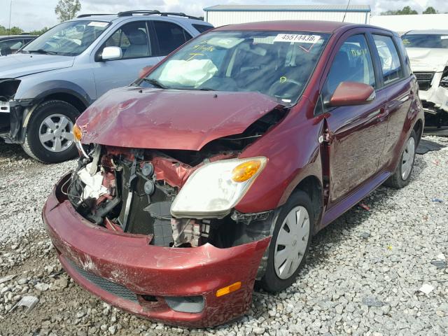 JTKKT624265002534 - 2006 TOYOTA SCION XA წითელი ფოტო 2