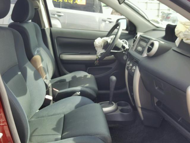 JTKKT624265002534 - 2006 TOYOTA SCION XA წითელი ფოტო 5