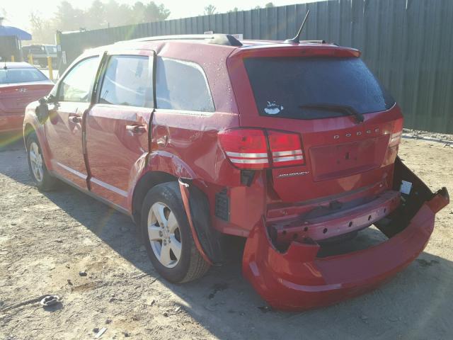 3C4PDCAB9GT210307 - 2016 DODGE JOURNEY SE RED photo 3