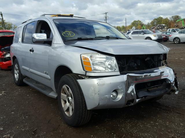 5N1AA08B65N702918 - 2005 NISSAN ARMADA SE SILVER photo 1