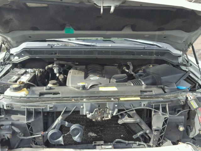 5N1AA08B65N702918 - 2005 NISSAN ARMADA SE SILVER photo 7