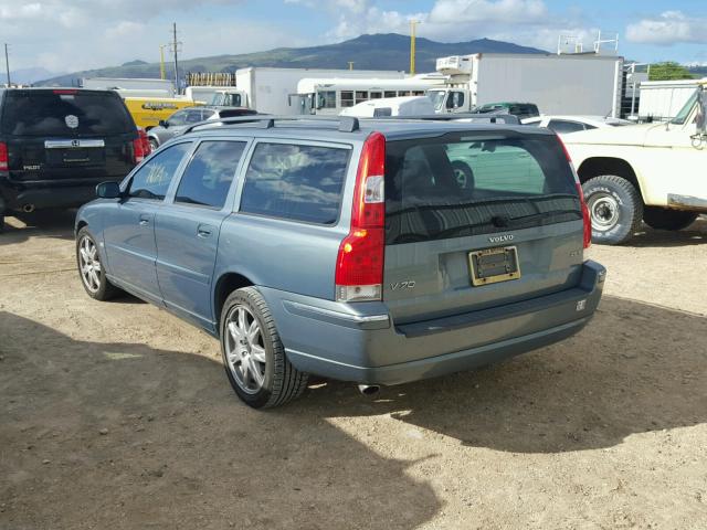 YV1SW592252460078 - 2005 VOLVO V70 FWD BLUE photo 3