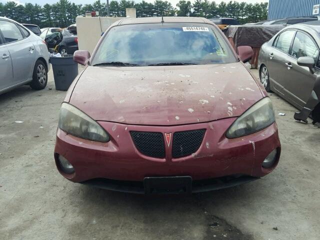 2G2WS522951221662 - 2005 PONTIAC GRAND PRIX MAROON photo 9