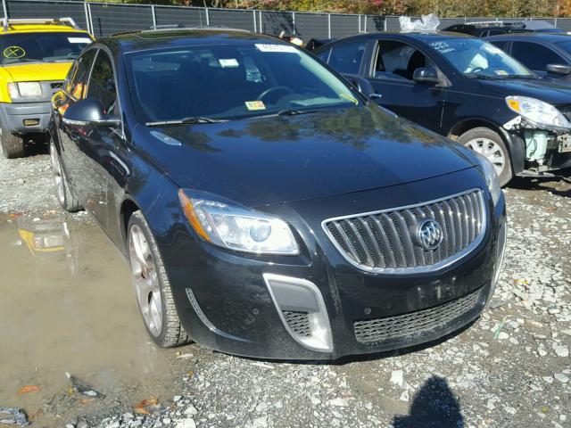 2G4GV5GV9C9143680 - 2012 BUICK REGAL GS BLACK photo 1