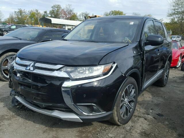 JA4AZ2A32HZ032142 - 2017 MITSUBISHI OUTLANDER BLACK photo 2