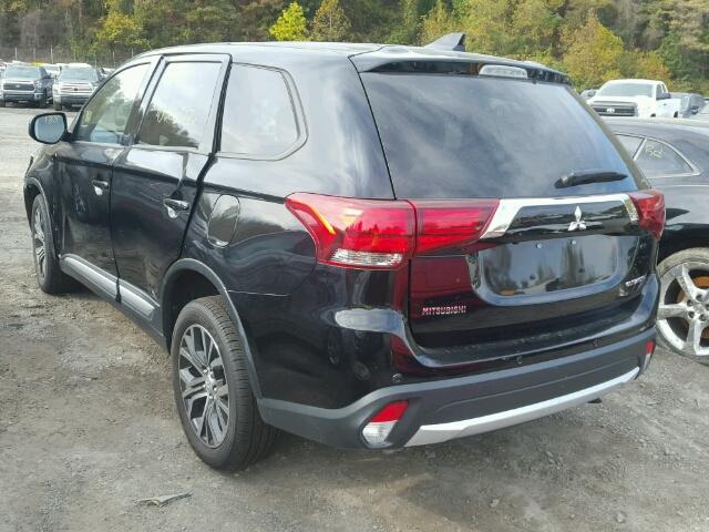 JA4AZ2A32HZ032142 - 2017 MITSUBISHI OUTLANDER BLACK photo 3