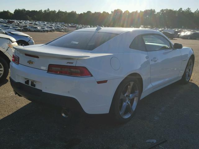 2G1FC1E30E9223865 - 2014 CHEVROLET CAMARO LT WHITE photo 4