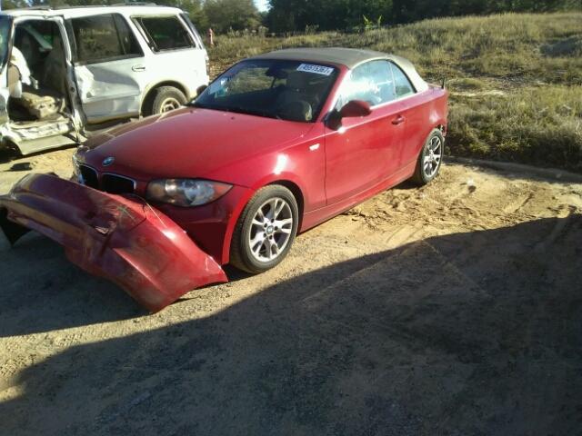 WBAUL73529VJ75890 - 2009 BMW 128 I RED photo 2