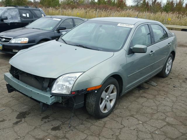 3FAHP07Z58R272791 - 2008 FORD FUSION GREEN photo 2