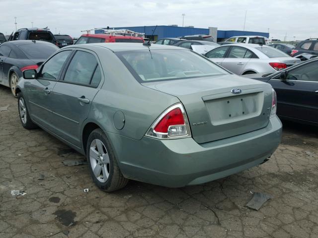 3FAHP07Z58R272791 - 2008 FORD FUSION GREEN photo 3