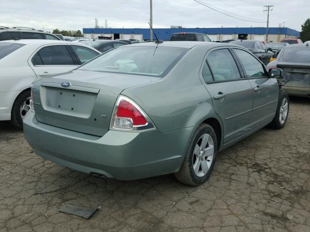 3FAHP07Z58R272791 - 2008 FORD FUSION GREEN photo 4