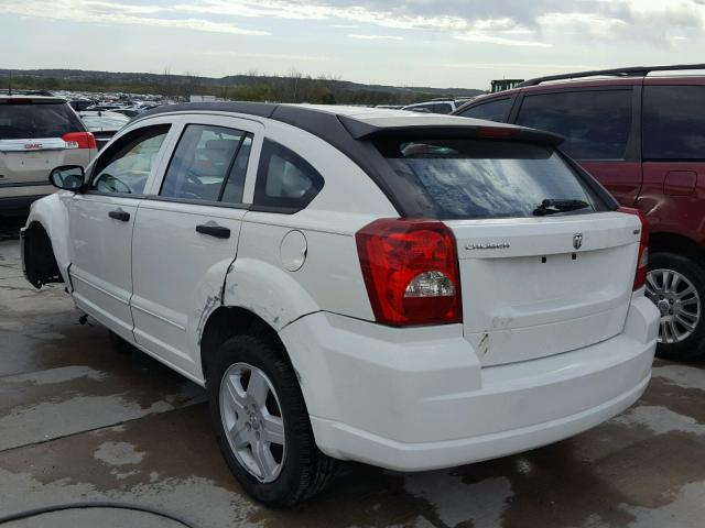 1B3HB48B38D582014 - 2008 DODGE CALIBER SX WHITE photo 3