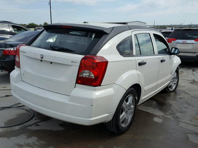 1B3HB48B38D582014 - 2008 DODGE CALIBER SX WHITE photo 4