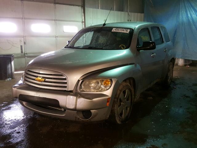 3GNCA13B39S580001 - 2009 CHEVROLET HHR LS Plata foto 2
