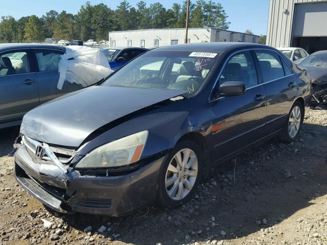 1HGCM66556A035645 - 2006 HONDA ACCORD GRAY photo 2