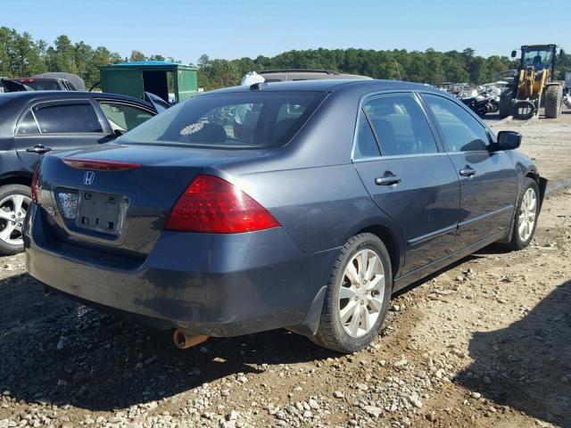 1HGCM66556A035645 - 2006 HONDA ACCORD GRAY photo 4