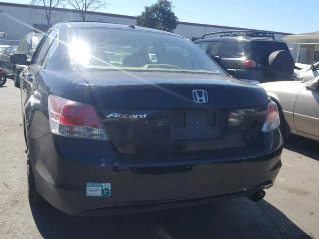 1HGCP26828A004088 - 2008 HONDA ACCORD EXL BLACK photo 3