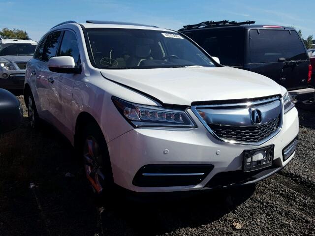 5FRYD4H88FB029585 - 2015 ACURA MDX ADVANC WHITE photo 1