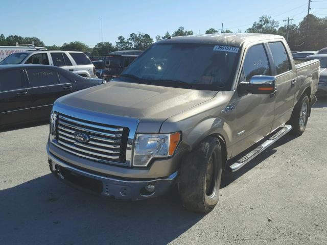 1FTFW1CT5CFB61269 - 2012 FORD F150 SUPER TAN photo 2