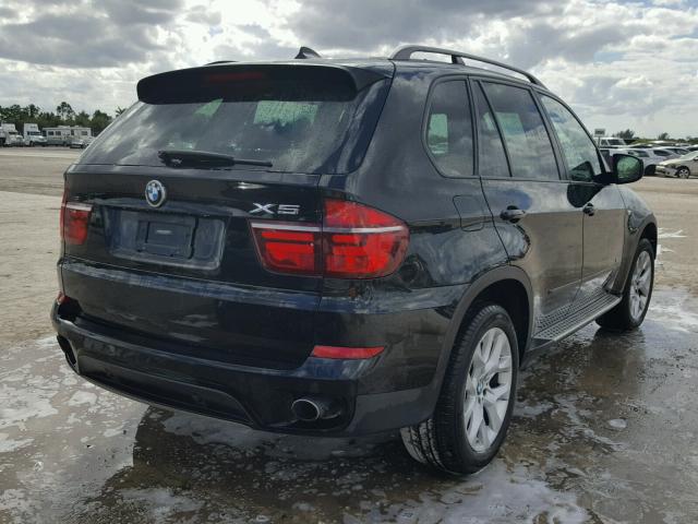 5UXZV4C54CL986397 - 2012 BMW X5 BLACK photo 4