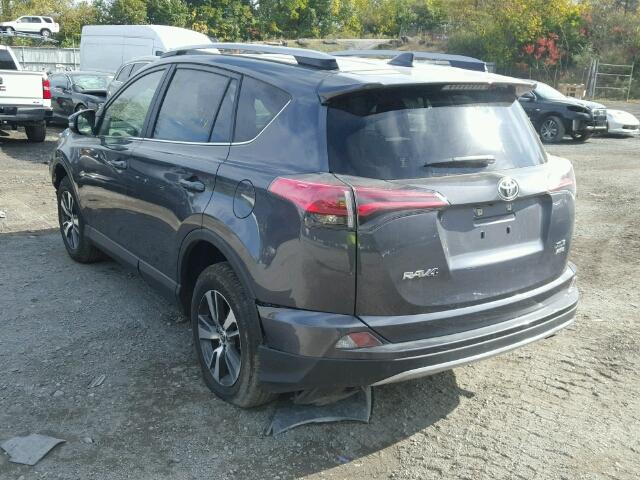 JTMRFREV2HD207847 - 2017 TOYOTA RAV4 灰色 照片 3
