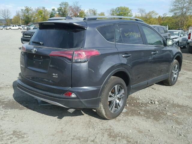 JTMRFREV2HD207847 - 2017 TOYOTA RAV4 灰色 照片 4