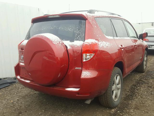 JTMBK31V465003834 - 2006 TOYOTA RAV4 RED photo 4