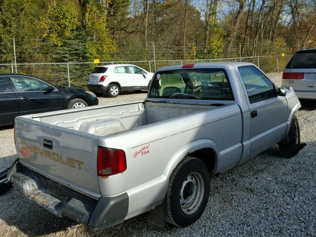 1GCCS1445RK139441 - 1994 CHEVROLET S TRUCK S1 SILVER photo 4