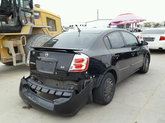 3N1AB61E37L673246 - 2007 NISSAN SENTRA BLACK photo 4