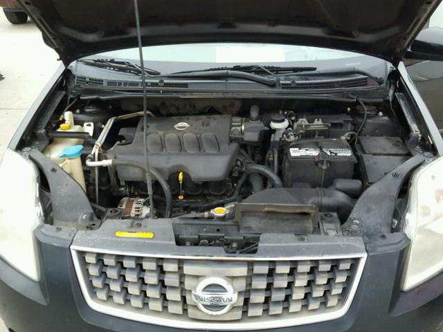 3N1AB61E37L673246 - 2007 NISSAN SENTRA BLACK photo 7