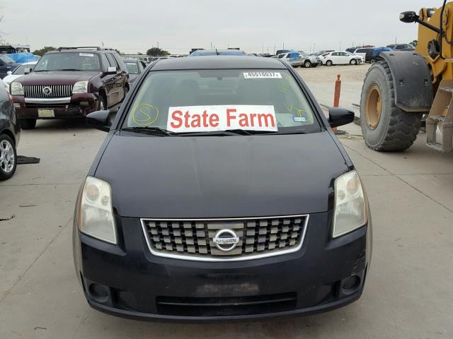 3N1AB61E37L673246 - 2007 NISSAN SENTRA BLACK photo 9