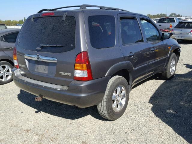 4F2CZ96143KM47950 - 2003 MAZDA TRIBUTE ES CHARCOAL photo 4