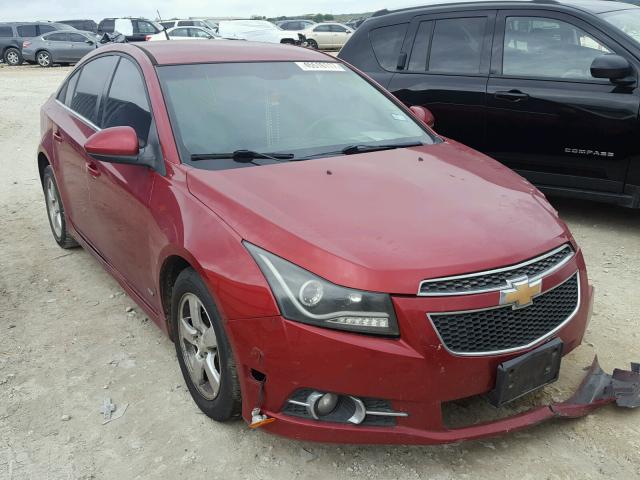 1G1PF5SC1C7204618 - 2012 CHEVROLET CRUZE LT RED photo 1