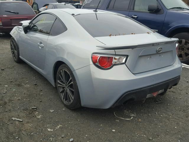 JF1ZNAA19D2731631 - 2013 TOYOTA SCION FR-S SILVER photo 3