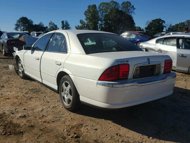 1LNHM86S51Y702876 - 2001 LINCOLN LS WHITE photo 3