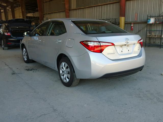 5YFBURHE7GP413681 - 2016 TOYOTA COROLLA L SILVER photo 3