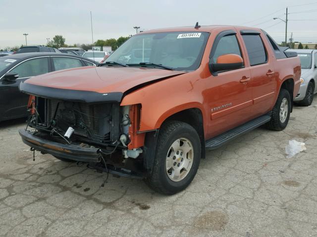 3GNFK12347G139790 - 2007 CHEVROLET AVALANCHE ORANGE photo 2