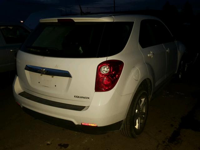 1GNALBEK4DZ110690 - 2013 CHEVROLET EQUINOX LS WHITE photo 4