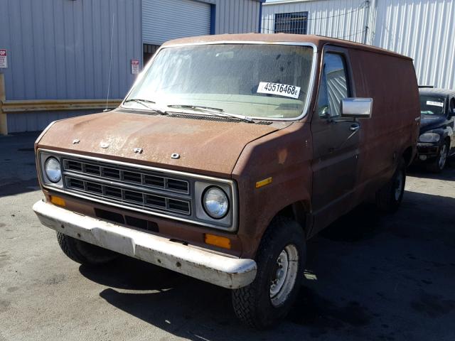 E24HHAF7307 - 1978 FORD E250 BROWN photo 2