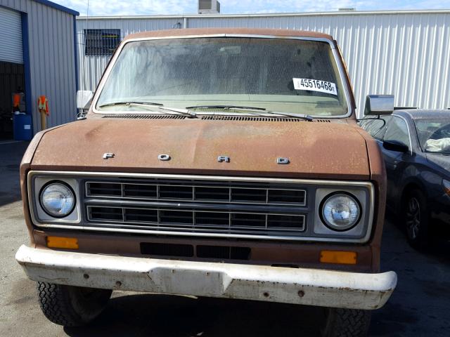 E24HHAF7307 - 1978 FORD E250 BROWN photo 9