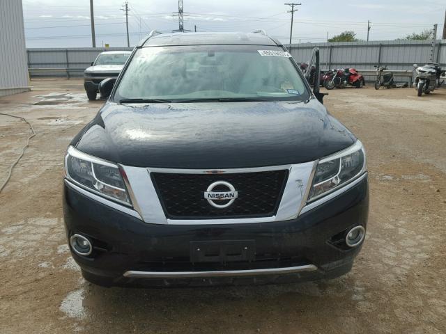 5N1AR2MN9FC606752 - 2015 NISSAN PATHFINDER BLACK photo 9